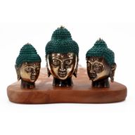 Set med 3 - Buddhahuvuden (olika storlekar)