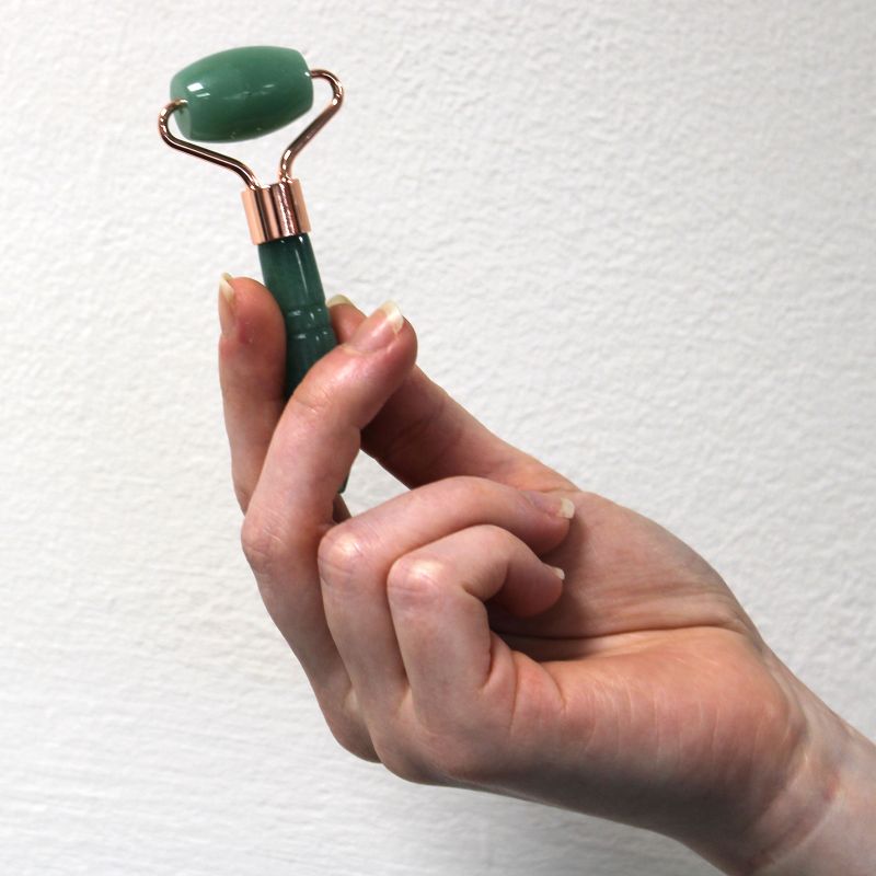 Mini Ansiktsrulle av Ädelsten - Jade