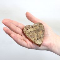 Färgad Rustik Bokstav i Bark - LOVE  (4x3)