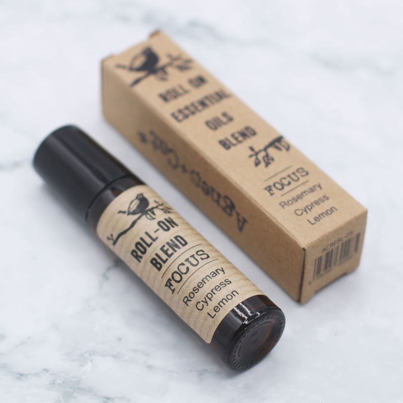 Roll On Eteriska Oljeblandningar 10ml - FOKUS