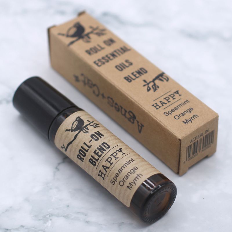 Roll On Eteriska Oljeblandningar 10ml - GLAD