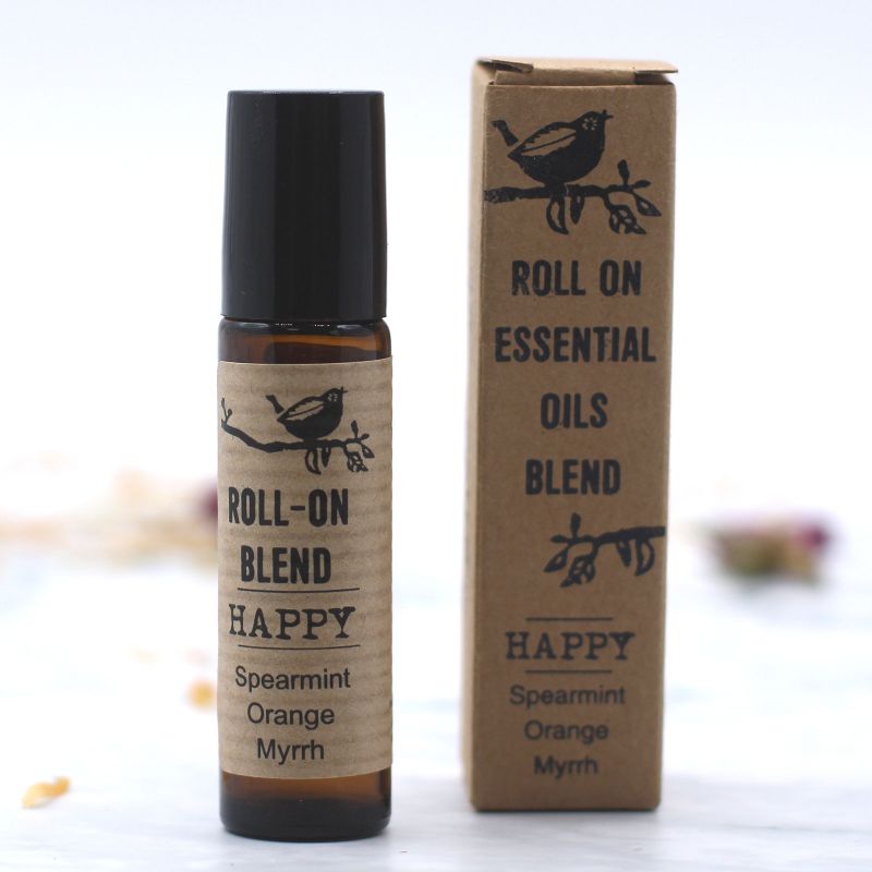 Roll On Eteriska Oljeblandningar 10ml - GLAD
