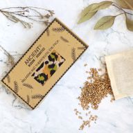 Ögonkuddar av Naturlig Bomull och Lavendel i Presentask - Nattleopard