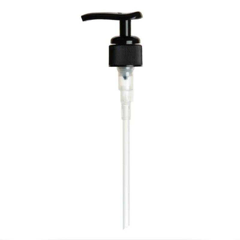 Pumpkapsyl till Bärnstensfärgad Boston-flaska (230ml & 500ml) - Svart Plast 28-410mm