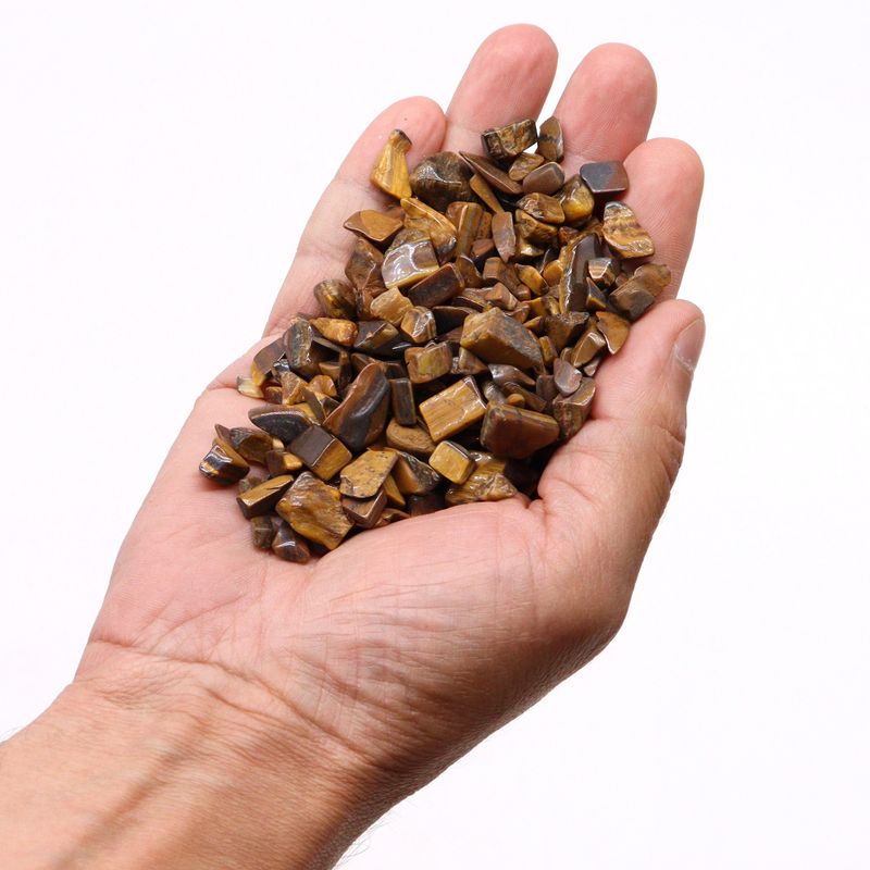 Tigeröga Ädelstenschips - 1kg
