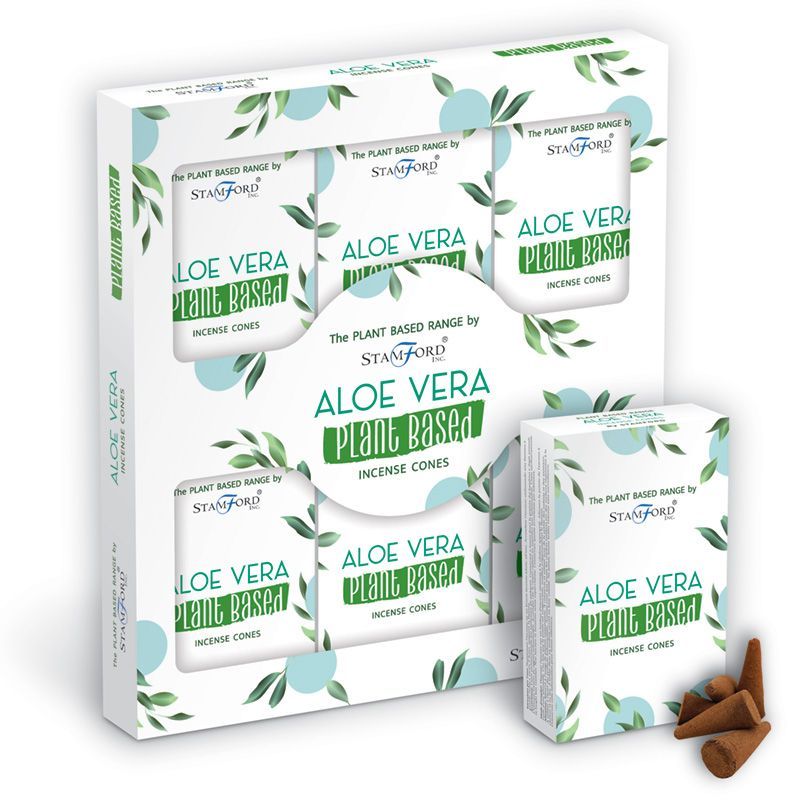 Växtbaserade Rökelsekoner - Aloe Vera
