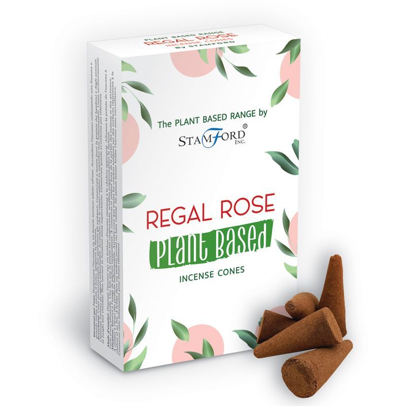 Växtbaserade Rökelsekoner - Kunglig Ros