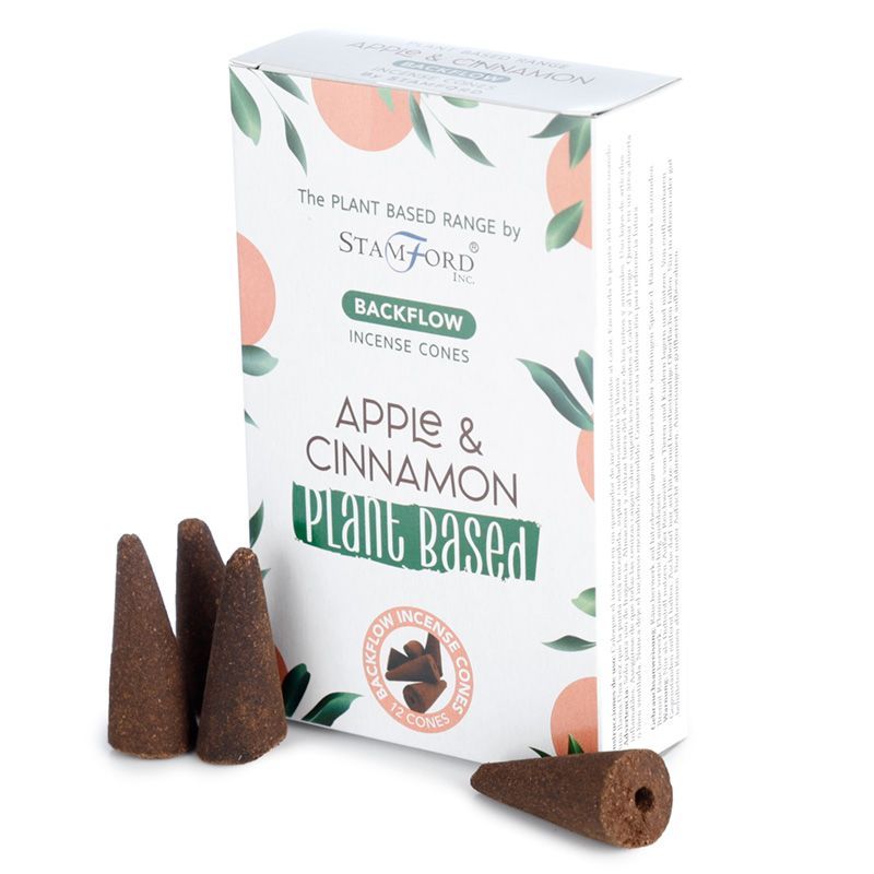 Växtbaserade Tillbakaflöde Rökelsekoner - Äpple & Kanel