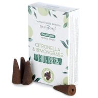 Växtbaserade Tillbakaflöde Rökelsekoner - Citronella & Citrongräs