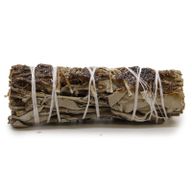 Smudge Stick - Vit Salvia & Kopalharts 10cm