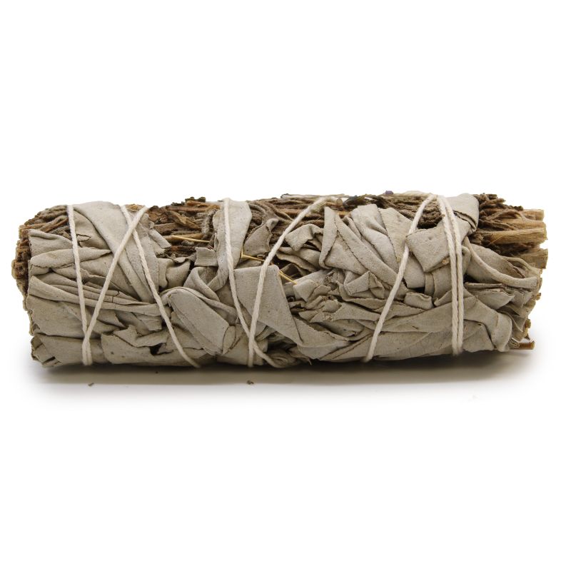 Smudge Stick - Vit Salvia & Lavendel 10cm