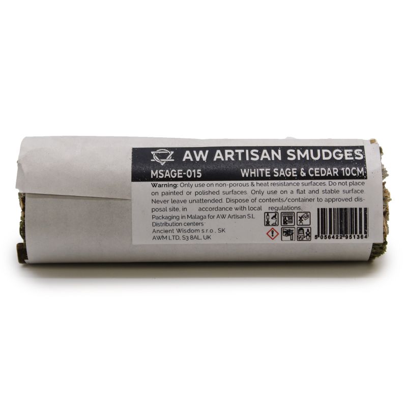 Smudge Stick - Vit Salvia & Ceder 10cm