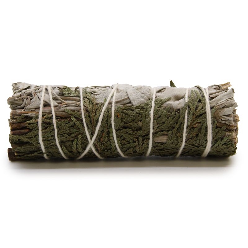 Smudge Stick - Vit Salvia & Ceder 10cm