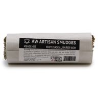Smudge Stick - Vit Salvia & Enbär 10cm