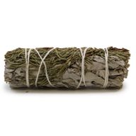 Smudge Stick - Vit Salvia & Enbär 10cm