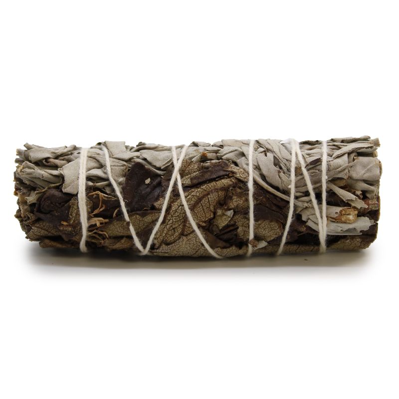 Smudge Stick - Vit Salvia & Svart Salvia 10cm