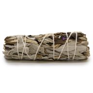 Smudge Stick - Vit Salvia & Yerba Santa 10cm