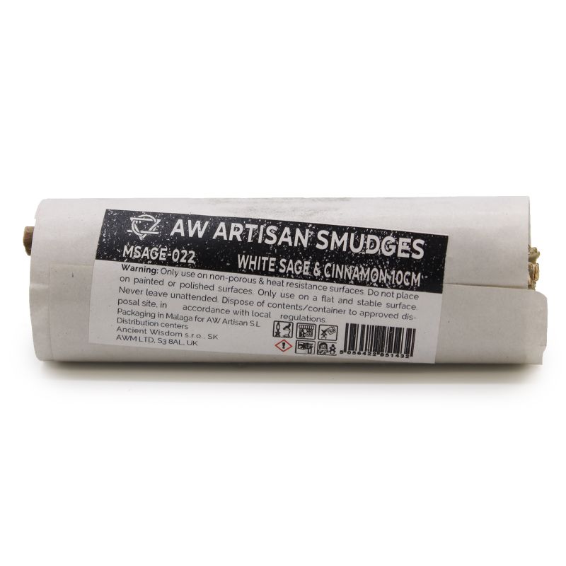 Smudge Stick - Vit Salvia & Kanel 10cm
