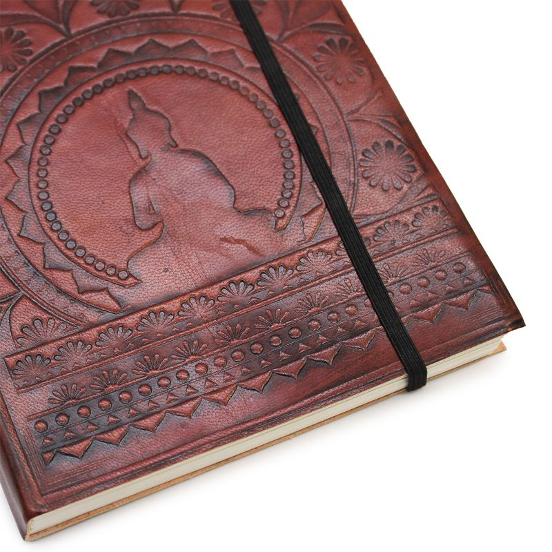 Liten Anteckningsbok med Rem - Tibetansk Mandala
