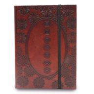 Liten Anteckningsbok med Rem - Chakra Mandala