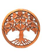 Livets Träd Vindruvor Träpanel - 40cm