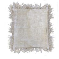 Kuddfodral i Linne 60x60cm med Fransar