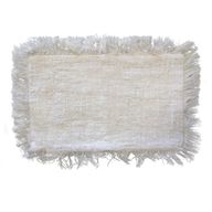 Kuddfodral i Linne 30x50cm med Fransar