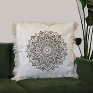 Lotus Mandala Kuddfodral - 60x60cm - Brons