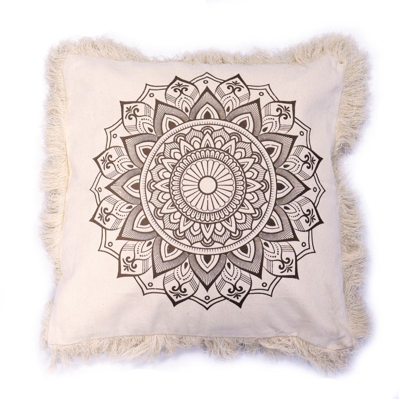 Lotus Mandala Kuddfodral - 60x60cm - Brons