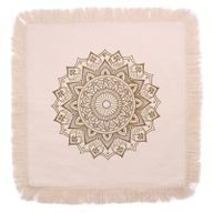 Lotus Mandala Kuddfodral - 60x60cm - Brons