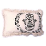 Hamsa Mandala Kuddfodral - 30x50cm - Grön