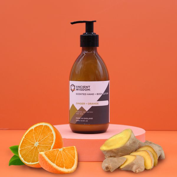 Ingefära & Apelsin Hand- & Hudkräm 300ml