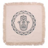 Hamsa Mandala Kuddfodral - 60x60cm - Grön
