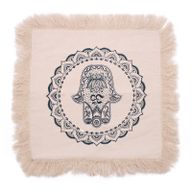 Hamsa Mandala Kuddfodral - 45x45cm - Grön