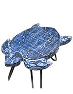 Set med 3 Växtställ i Albasiaträ - Sköldpaddor