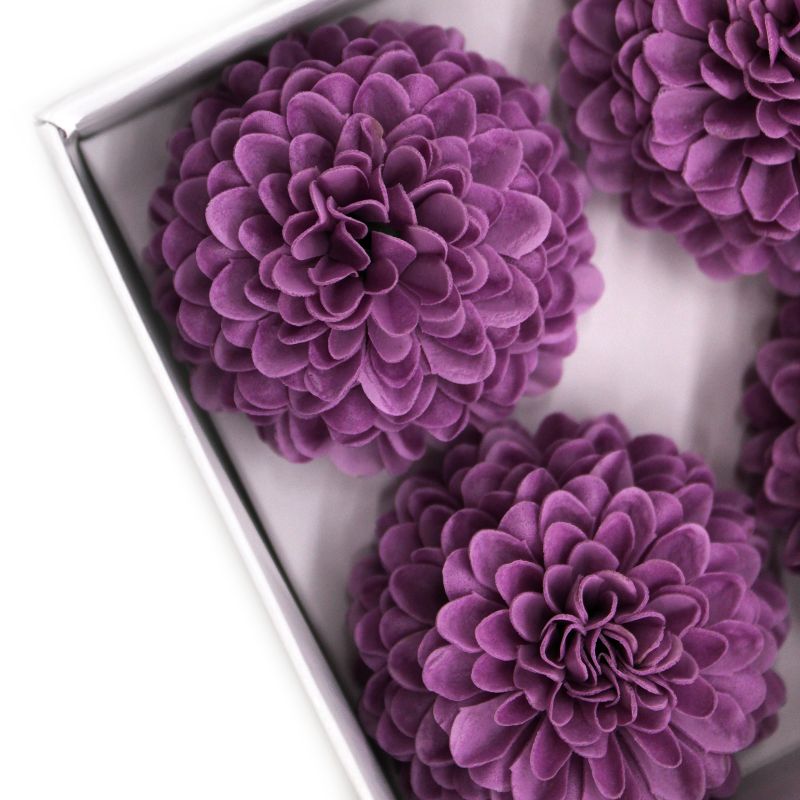 Tvålblommor till Hantverk - Liten Krysantemum - Lila