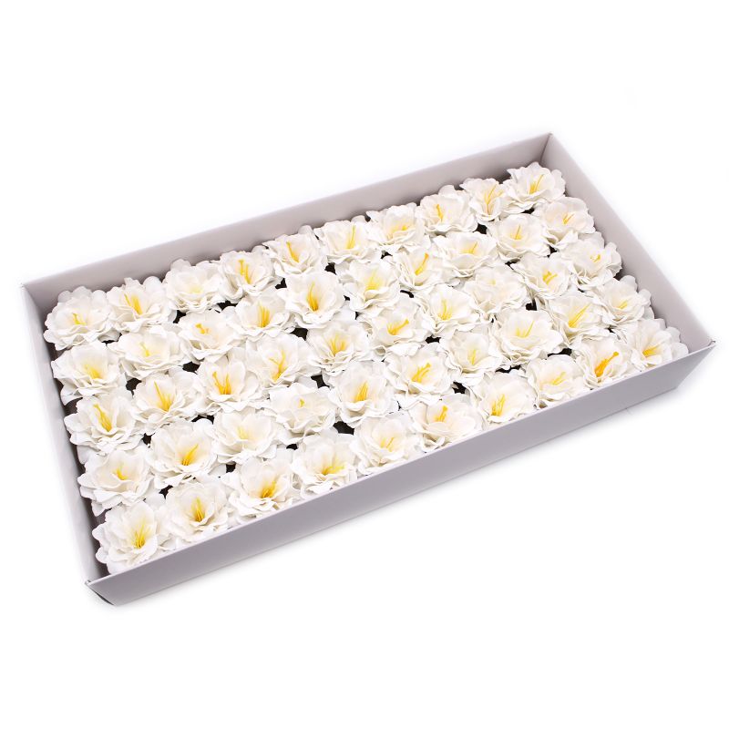 Tvålblommor till Hantverk - Liten Pion - Vit