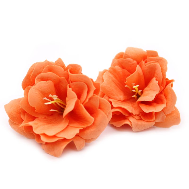Tvålblommor till Hantverk - Liten Pion - Orange