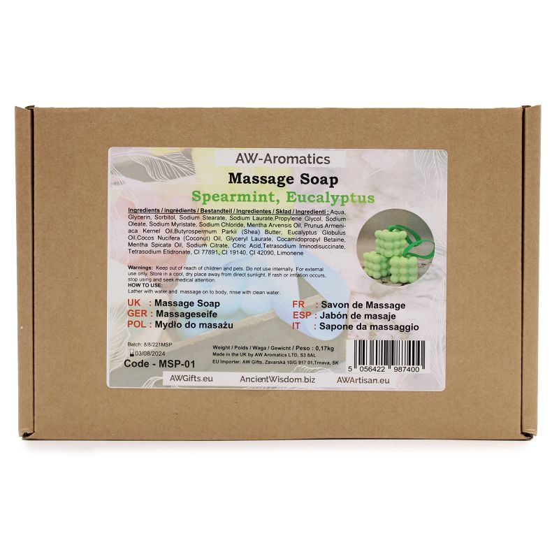 Massagetvålar - Grönmynta & Eukalyptus