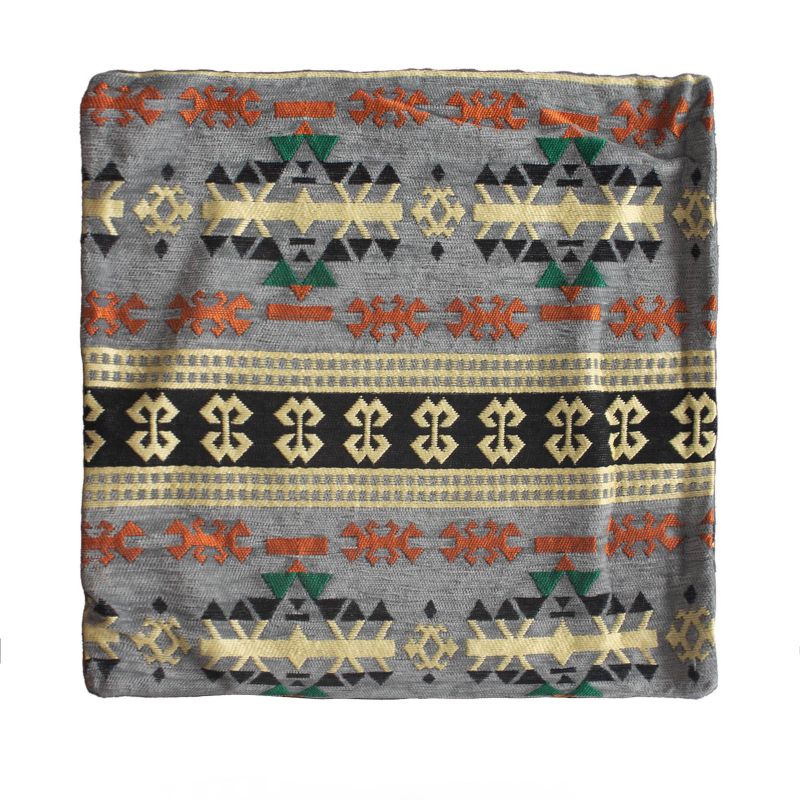 Kilim Kuddfodral - Kolgrå