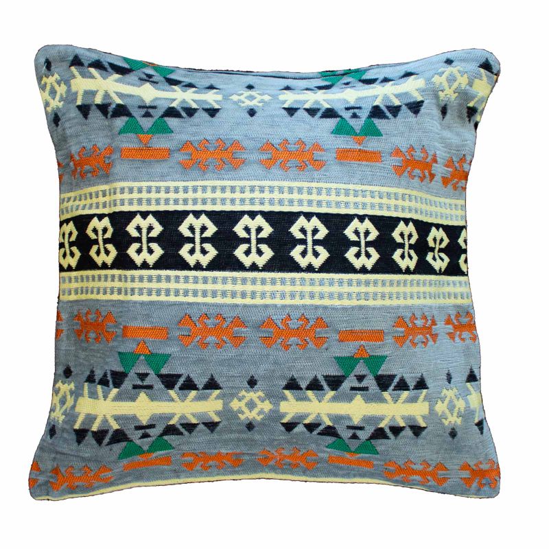 Kilim Kuddfodral - Kolgrå