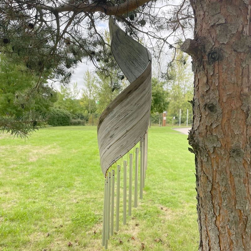 Vindspel av Kokoslöv - Vittvättat