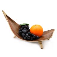 Fruktskålar av Kokoslöv Set - Naturliga