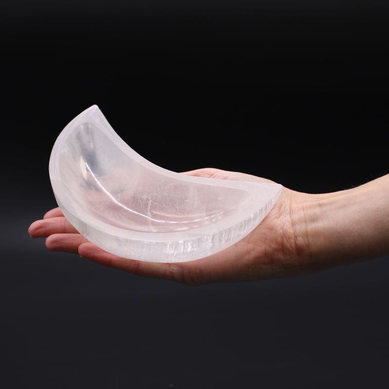 Selenitskål Måne - 15cm