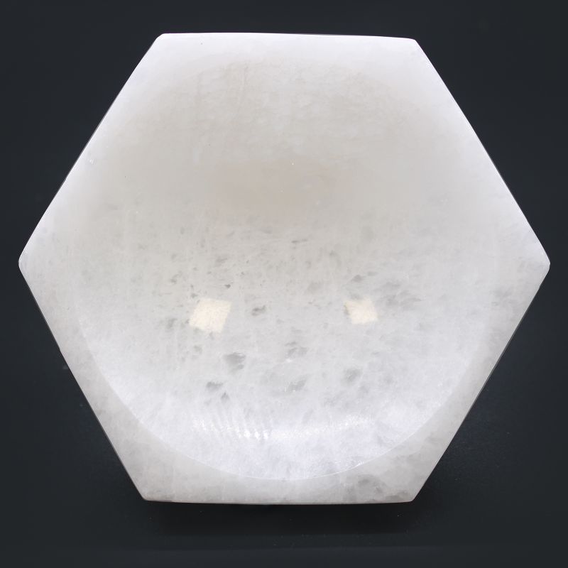 Selenitskål Hex - 15cm
