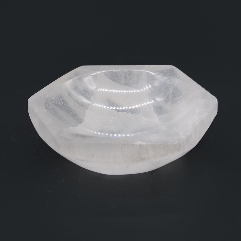 Selenitskål Hex - 10cm