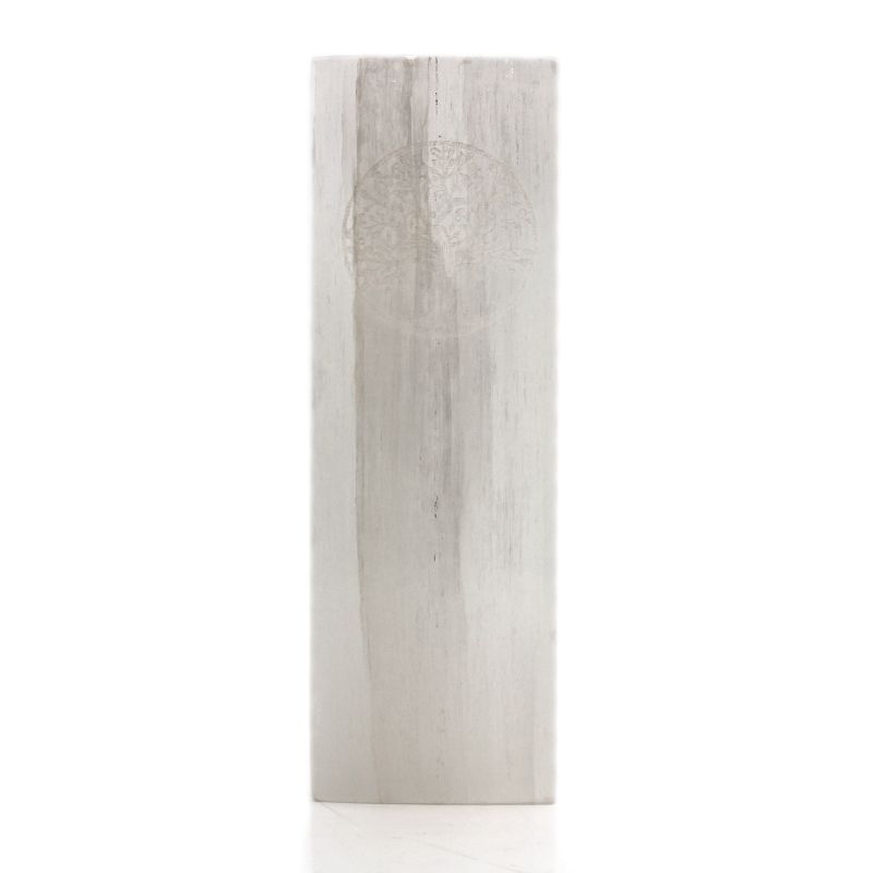 Lampa av Selenit 25cm - Livets Träd