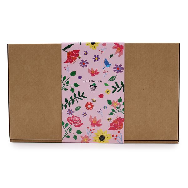 Wild Hare Set med Badsalt & Tvålblommor - Passion