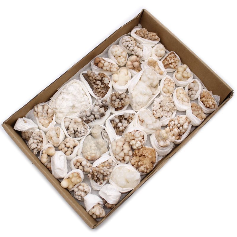 Exemplar av Mineraler - Blomkalcit (ca 20 stycken)