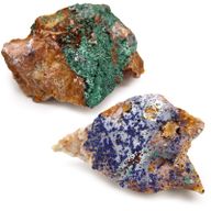 Exemplar av Mineraler - Azurit Malakit (ca 20 stycken)